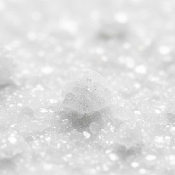 Close-up texture of citric acid crystals