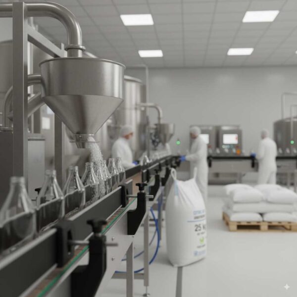 Industrial use of citric acid in food production